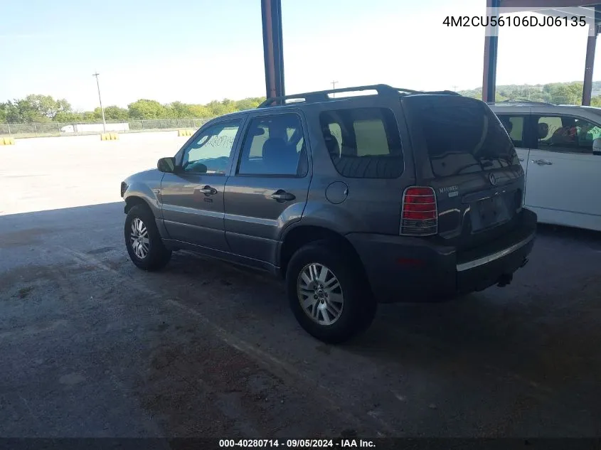 2006 Mercury Mariner Luxury/Premier VIN: 4M2CU56106DJ06135 Lot: 40280714