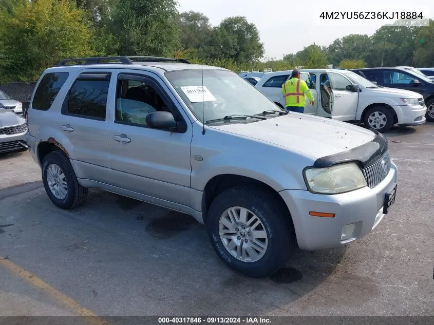 4M2YU56Z36KJ18884 2006 Mercury Mariner