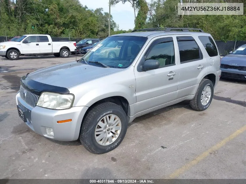 2006 Mercury Mariner VIN: 4M2YU56Z36KJ18884 Lot: 40317846