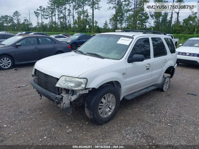 2006 Mercury Mariner Luxury/Premier VIN: 4M2YU56176DJ08793 Lot: 40346261