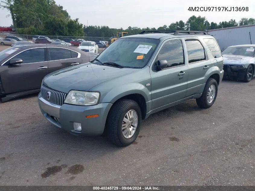 2007 Mercury Mariner Premier VIN: 4M2CU97197KJ13698 Lot: 40245729