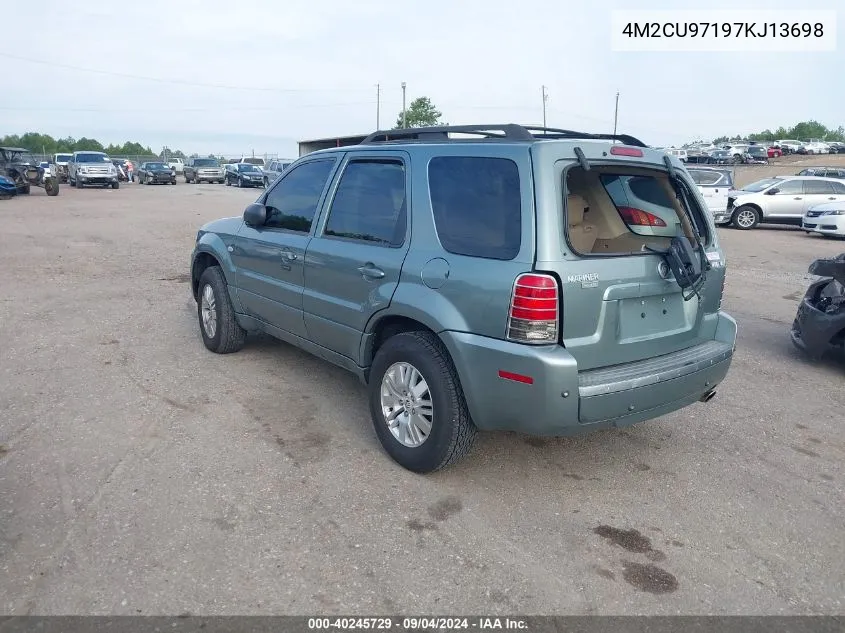 2007 Mercury Mariner Premier VIN: 4M2CU97197KJ13698 Lot: 40245729