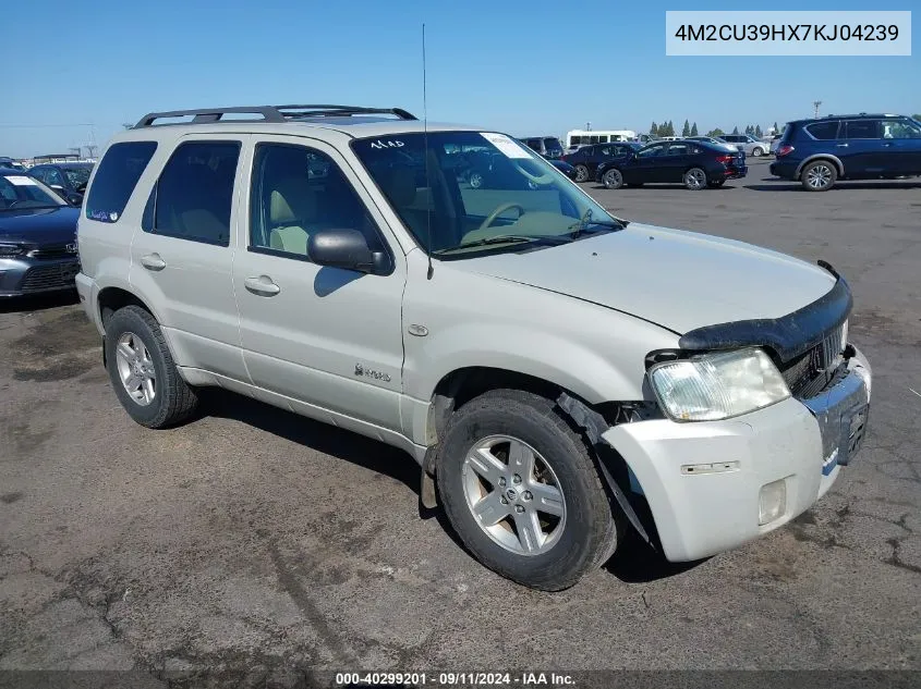 4M2CU39HX7KJ04239 2007 Mercury Mariner Hybrid