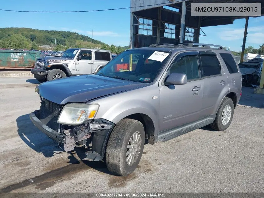 2008 Mercury Mariner Premier VIN: 4M2CU97108KJ29015 Lot: 40237794