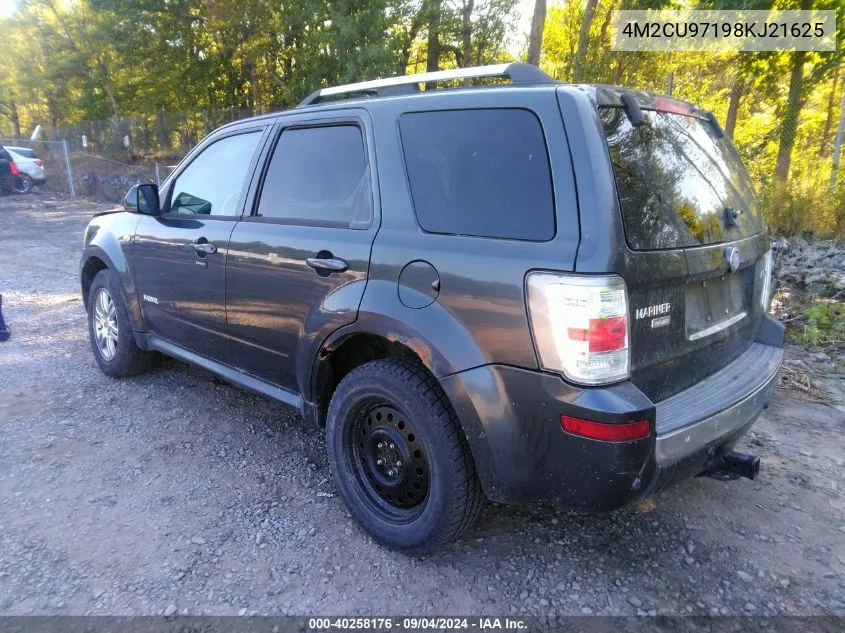 2008 Mercury Mariner Premier VIN: 4M2CU97198KJ21625 Lot: 40258176