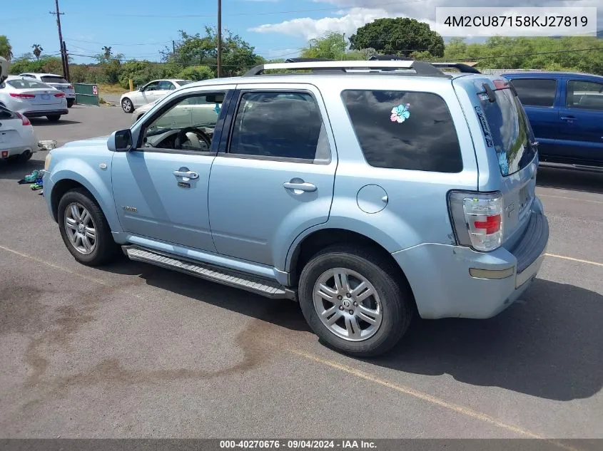 4M2CU87158KJ27819 2008 Mercury Mariner Premier