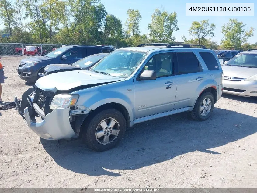 4M2CU91138KJ30135 2008 Mercury Mariner V6