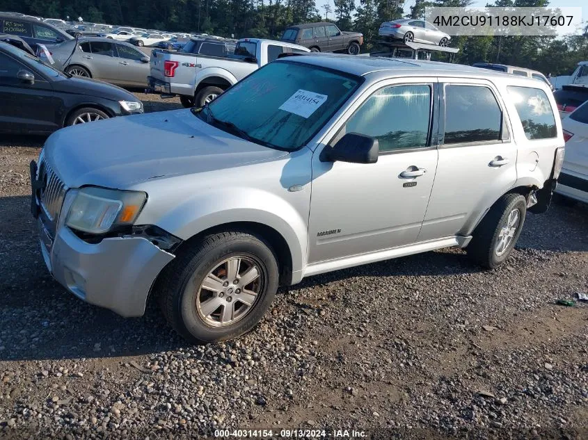 4M2CU91188KJ17607 2008 Mercury Mariner V6