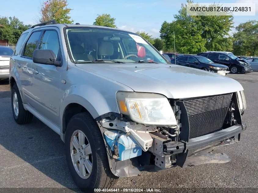 2008 Mercury Mariner VIN: 4M2CU81Z48KJ24831 Lot: 40345441