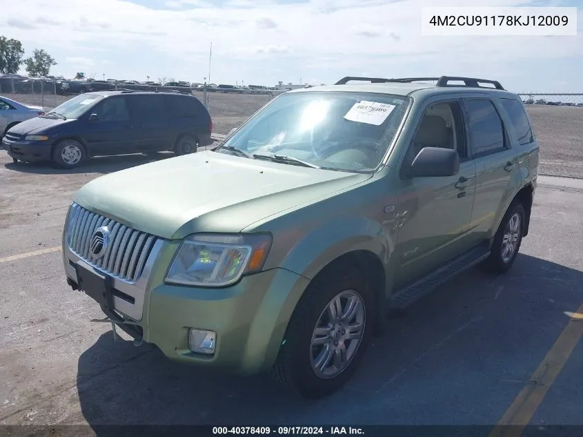 4M2CU91178KJ12009 2008 Mercury Mariner V6