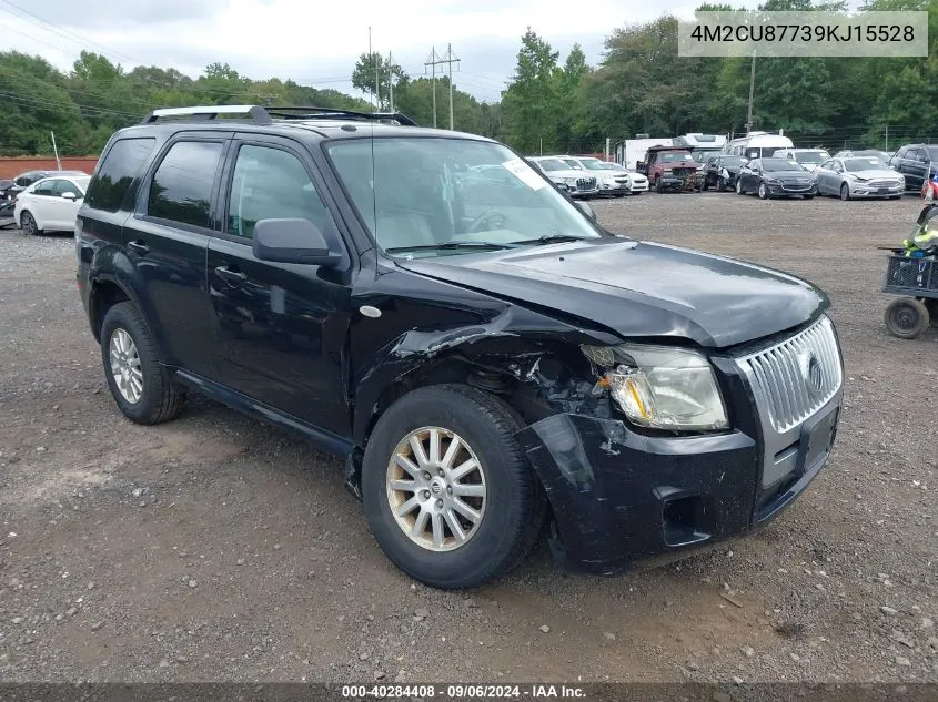 4M2CU87739KJ15528 2009 Mercury Mariner Premier