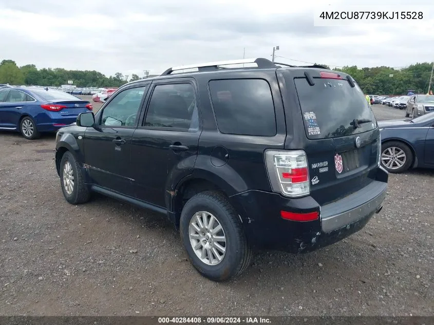 4M2CU87739KJ15528 2009 Mercury Mariner Premier