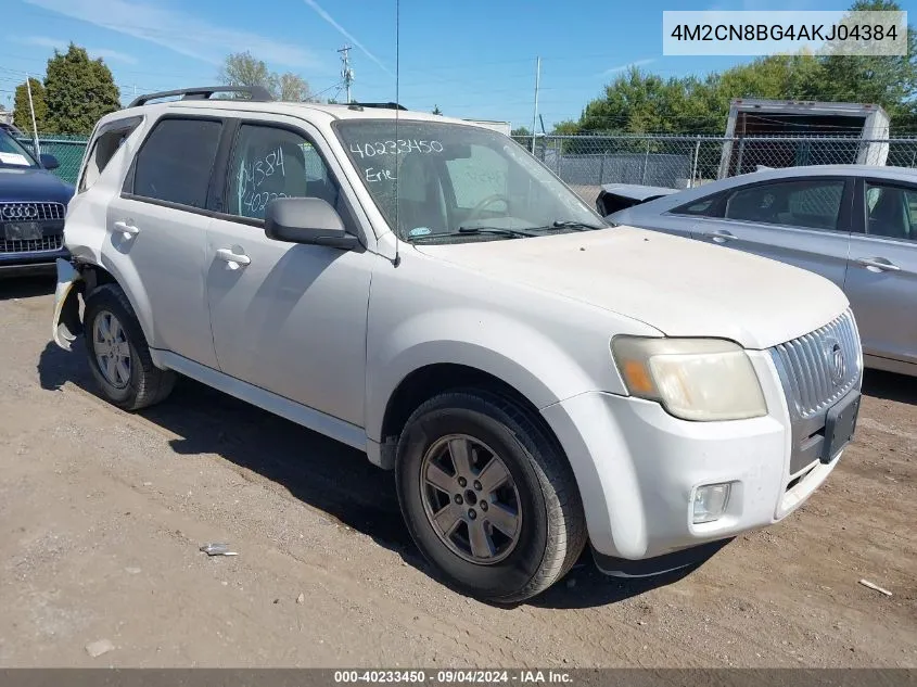 2010 Mercury Mariner VIN: 4M2CN8BG4AKJ04384 Lot: 40233450