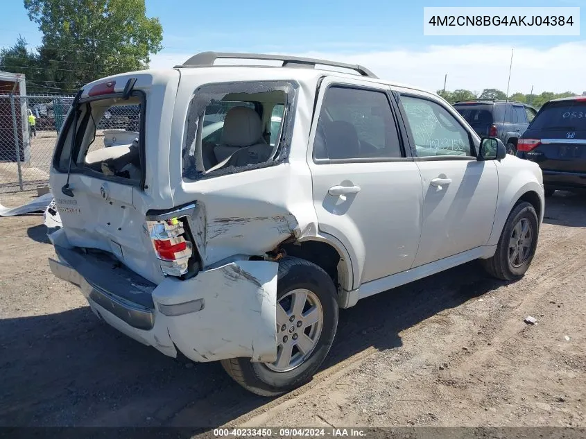 2010 Mercury Mariner VIN: 4M2CN8BG4AKJ04384 Lot: 40233450