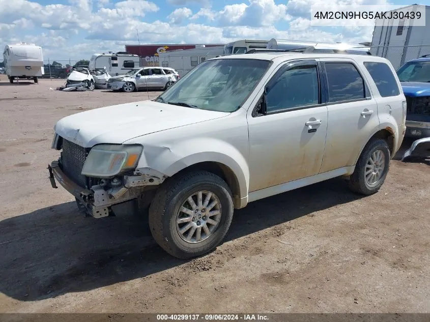 4M2CN9HG5AKJ30439 2010 Mercury Mariner Premier