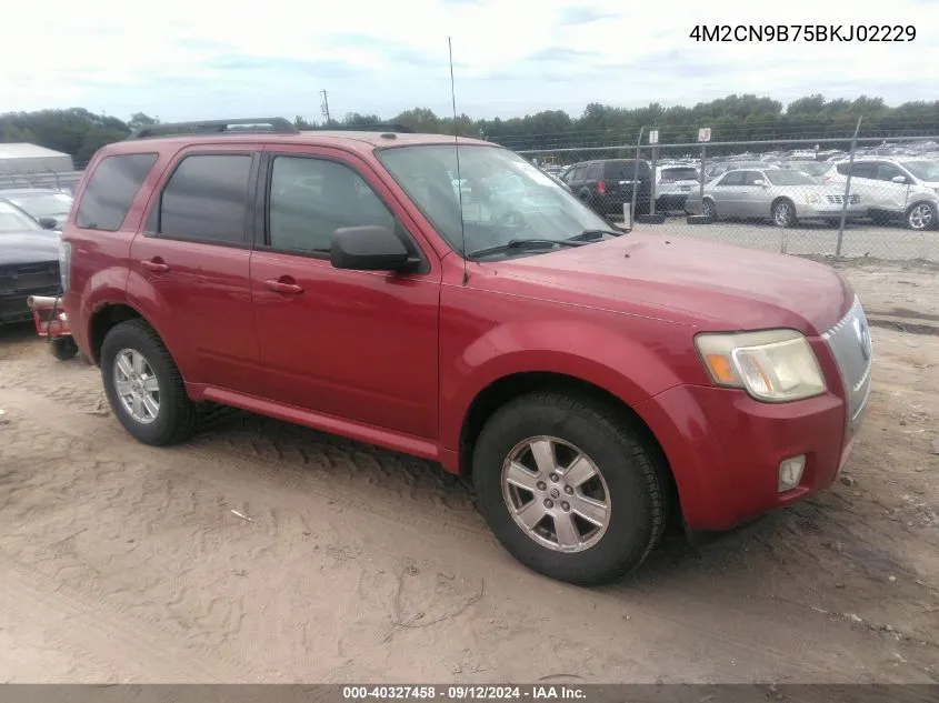 2011 Mercury Mariner VIN: 4M2CN9B75BKJ02229 Lot: 40327458