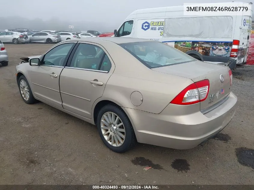 2006 Mercury Milan I4 Premier VIN: 3MEFM08Z46R628779 Lot: 40324493