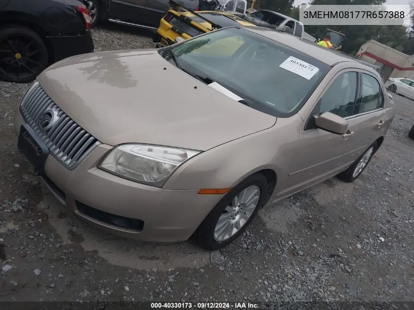 3MEHM08177R657388 2007 Mercury Milan V6 Premier