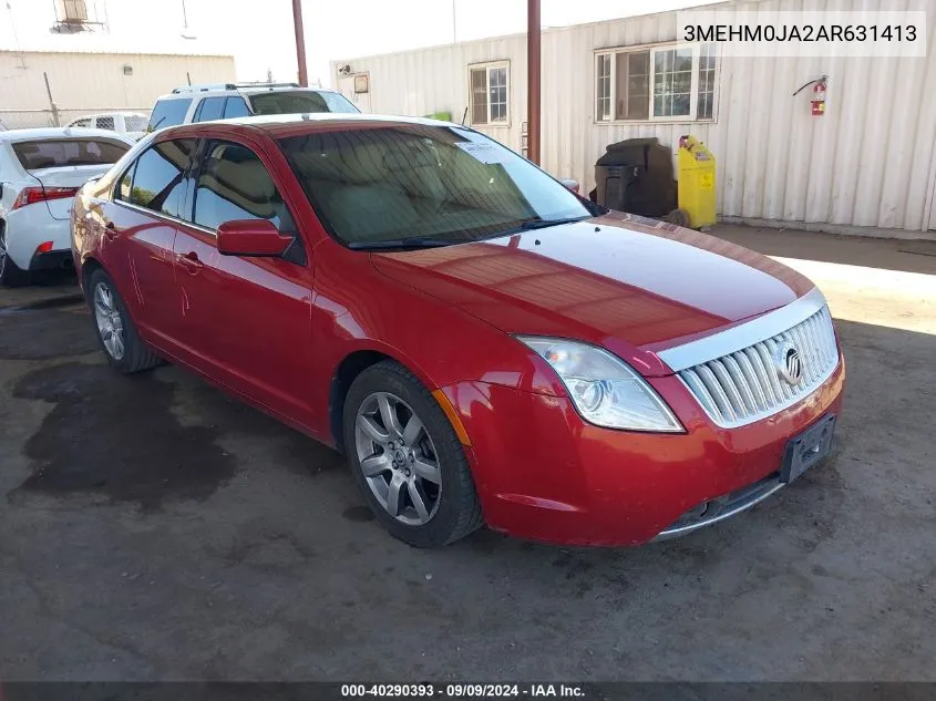 2010 Mercury Milan Premier VIN: 3MEHM0JA2AR631413 Lot: 40290393