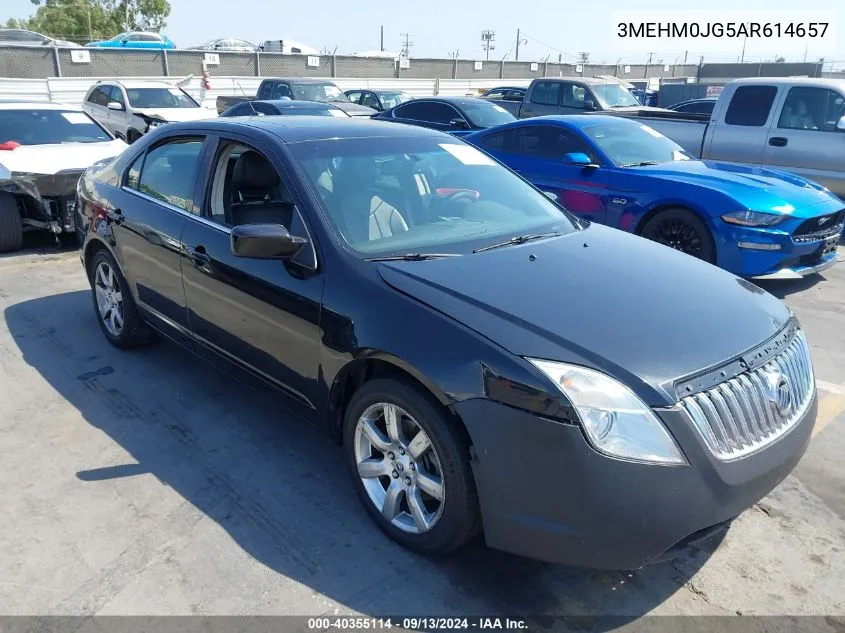 2010 Mercury Milan Premier VIN: 3MEHM0JG5AR614657 Lot: 40355114