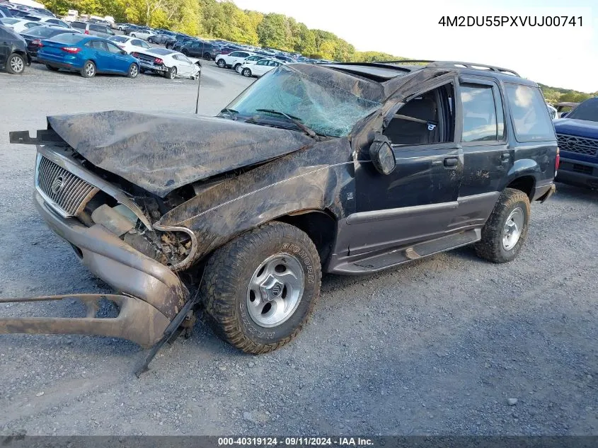 1997 Mercury Mountaineer VIN: 4M2DU55PXVUJ00741 Lot: 40319124