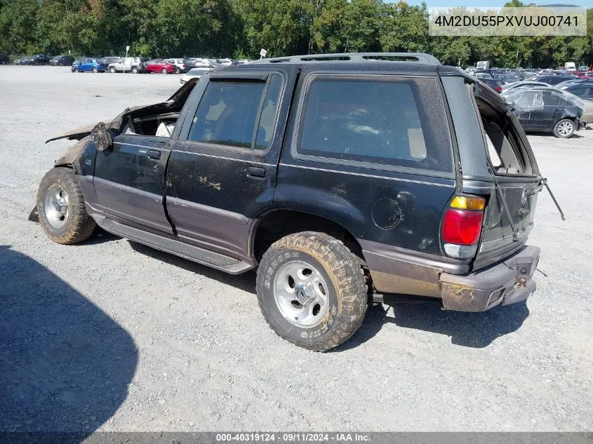 1997 Mercury Mountaineer VIN: 4M2DU55PXVUJ00741 Lot: 40319124