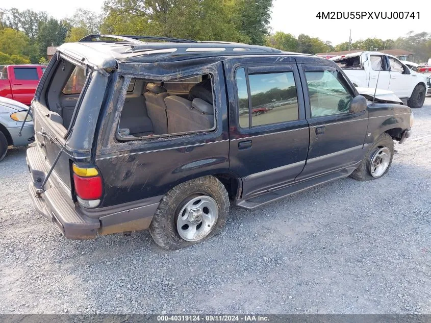 1997 Mercury Mountaineer VIN: 4M2DU55PXVUJ00741 Lot: 40319124