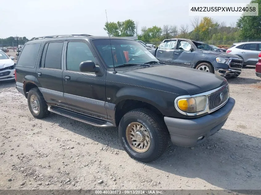 4M2ZU55PXWUJ24058 1998 Mercury Mountaineer