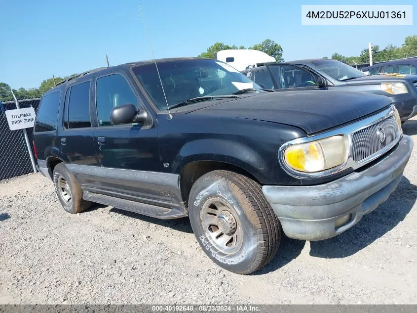 4M2DU52P6XUJ01361 1999 Mercury Mountaineer