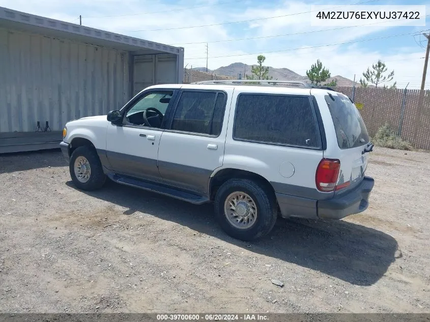 4M2ZU76EXYUJ37422 2000 Mercury Mountaineer