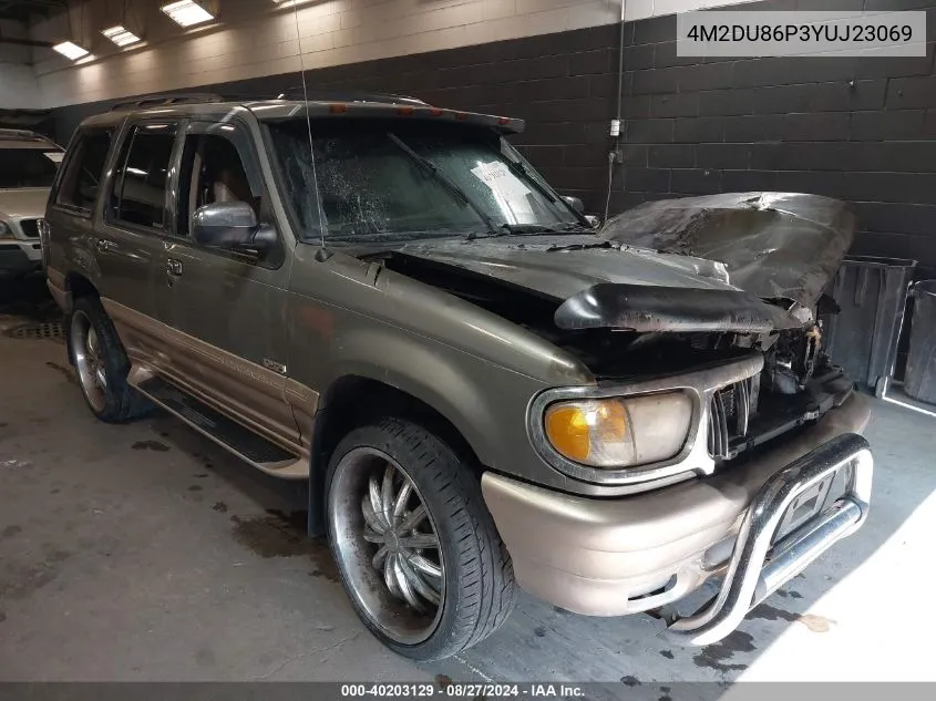 4M2DU86P3YUJ23069 2000 Mercury Mountaineer