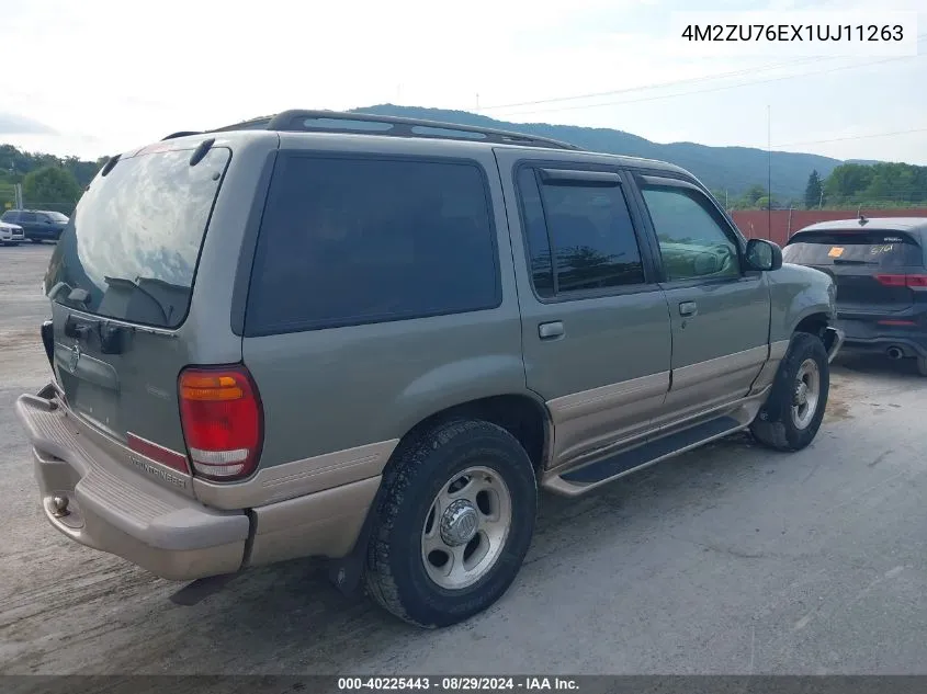 4M2ZU76EX1UJ11263 2001 Mercury Mountaineer