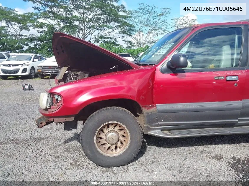 2001 Mercury Mountaineer VIN: 4M2ZU76E71UJ05646 Lot: 40381977