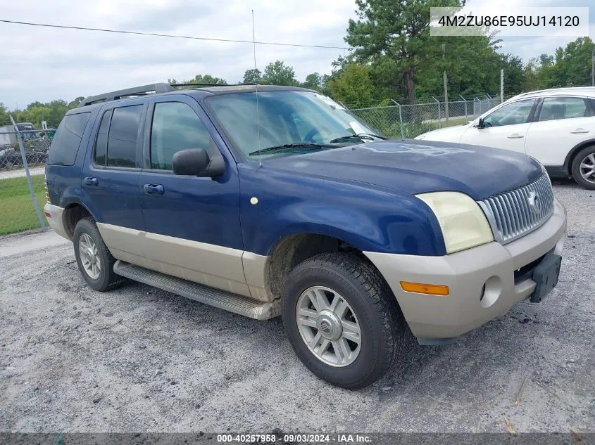 2005 Mercury Mountaineer VIN: 4M2ZU86E95UJ14120 Lot: 40257958