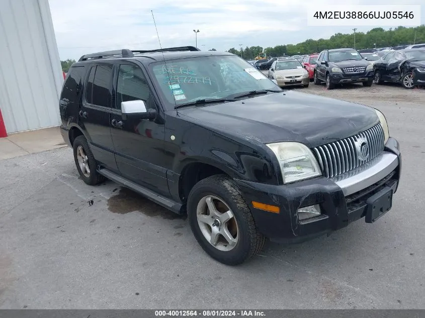 2006 Mercury Mountaineer Premier VIN: 4M2EU38866UJ05546 Lot: 40012564