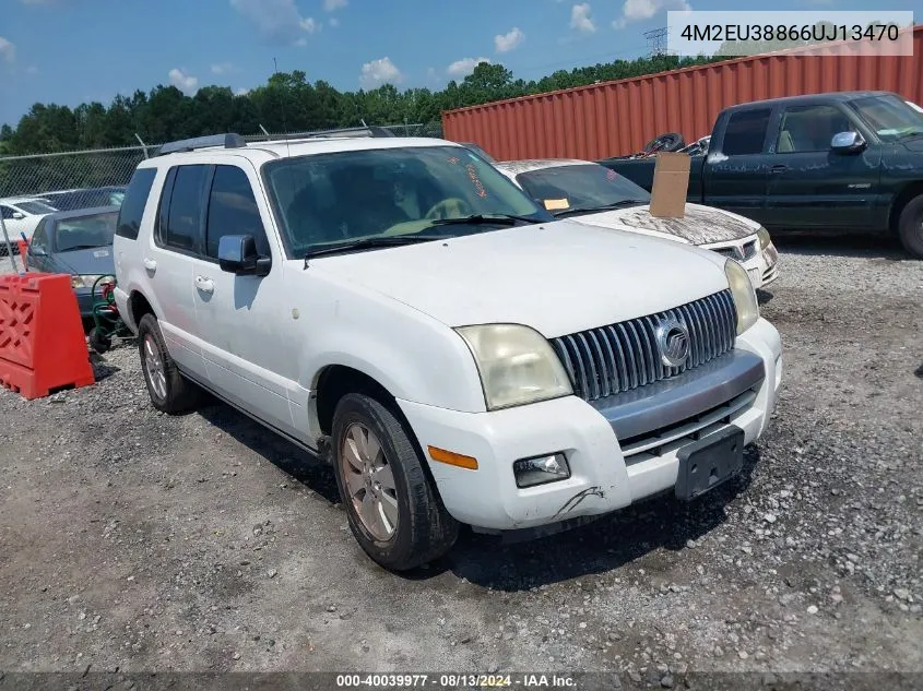 2006 Mercury Mountaineer Premier VIN: 4M2EU38866UJ13470 Lot: 40039977