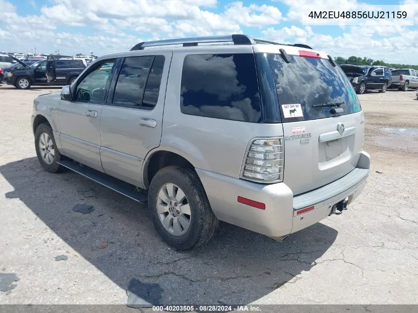 2006 Mercury Mountaineer Premier VIN: 4M2EU48856UJ21159 Lot: 40203505