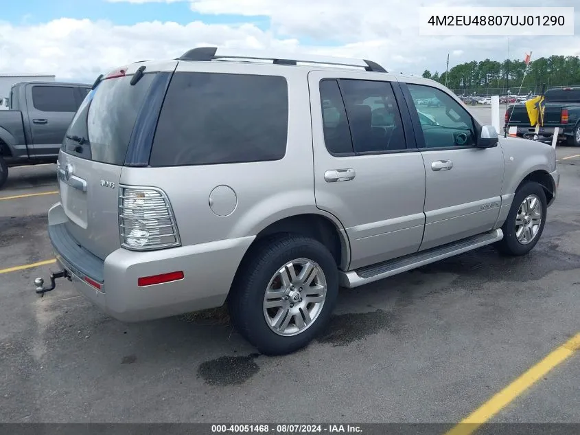 4M2EU48807UJ01290 2007 Mercury Mountaineer Premier