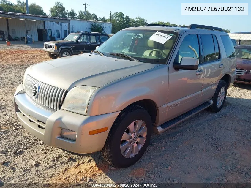 4M2EU47E67UJ21132 2007 Mercury Mountaineer