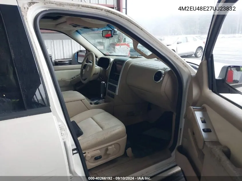 4M2EU48E27UJ23832 2007 Mercury Mountaineer Premier