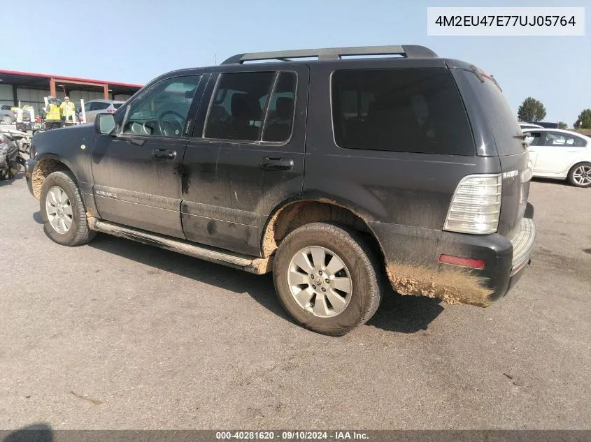 4M2EU47E77UJ05764 2007 Mercury Mountaineer Luxury