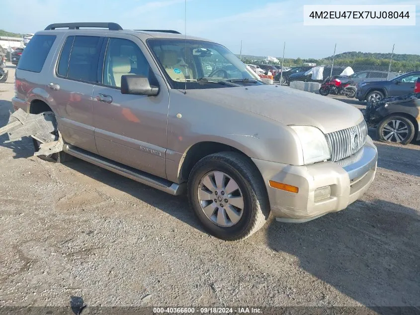 2007 Mercury Mountaineer Luxury VIN: 4M2EU47EX7UJ08044 Lot: 40366600