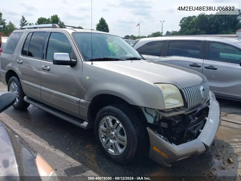 2008 Mercury Mountaineer Premier VIN: 4M2EU48E38UJ06832 Lot: 40079350