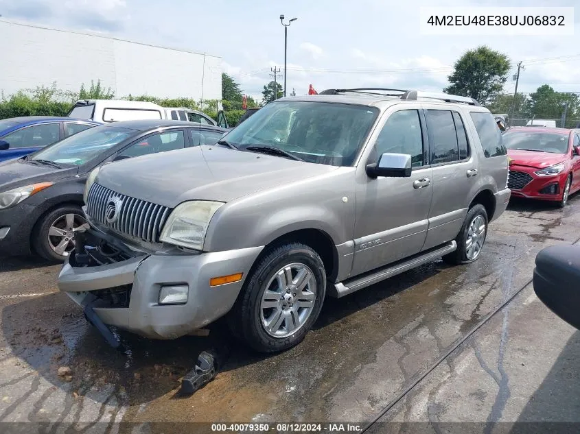 2008 Mercury Mountaineer Premier VIN: 4M2EU48E38UJ06832 Lot: 40079350