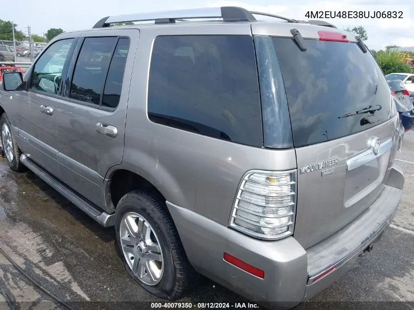 2008 Mercury Mountaineer Premier VIN: 4M2EU48E38UJ06832 Lot: 40079350