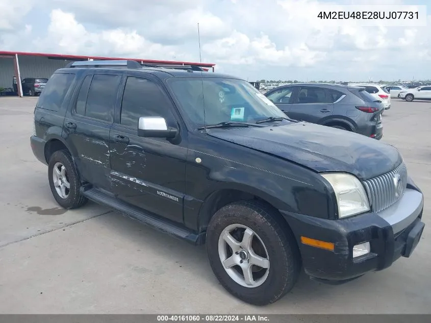 2008 Mercury Mountaineer Premier VIN: 4M2EU48E28UJ07731 Lot: 40161060