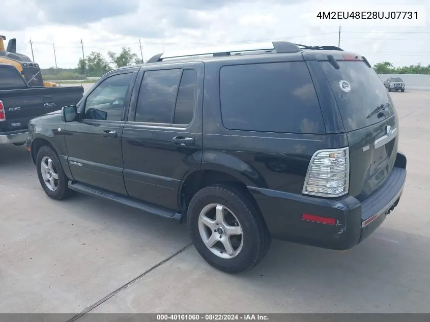 4M2EU48E28UJ07731 2008 Mercury Mountaineer Premier