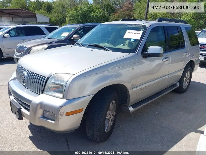 4M2EU37E68UJ01605 2008 Mercury Mountaineer