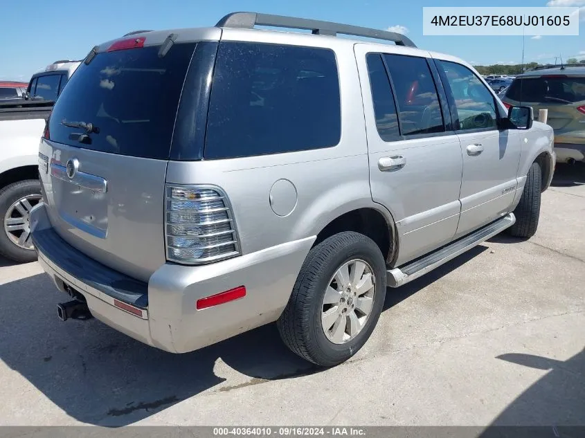 2008 Mercury Mountaineer VIN: 4M2EU37E68UJ01605 Lot: 40364010