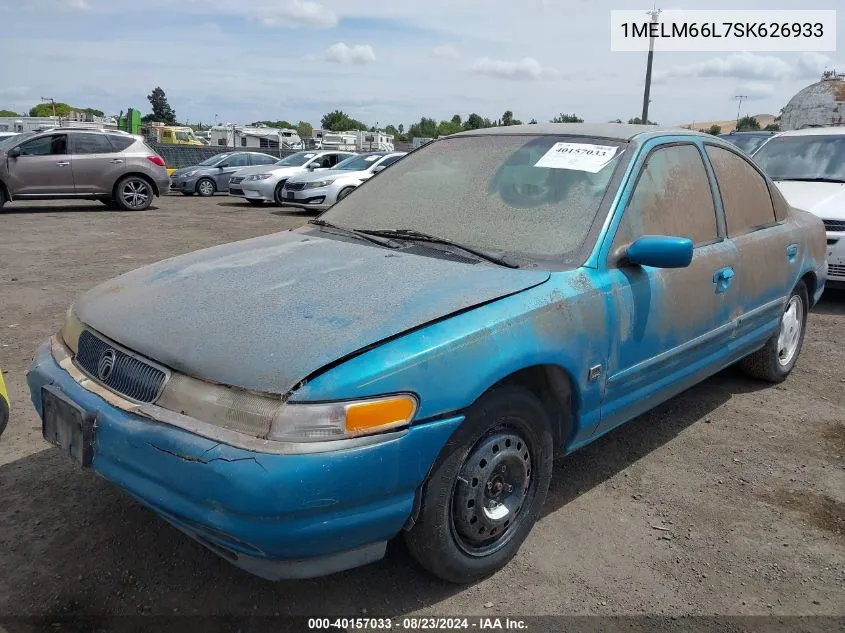 1995 Mercury Mystique Ls/Young America VIN: 1MELM66L7SK626933 Lot: 40157033